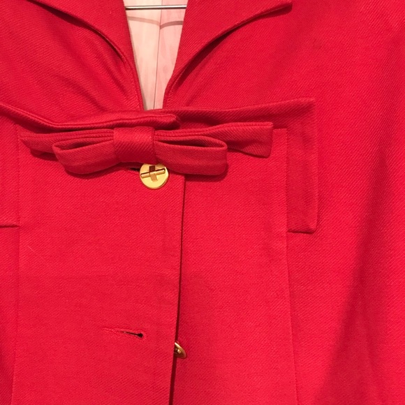 Cabi Collection red Beau bow blazer #3035 cropped size 2 - Picture 7 of 10